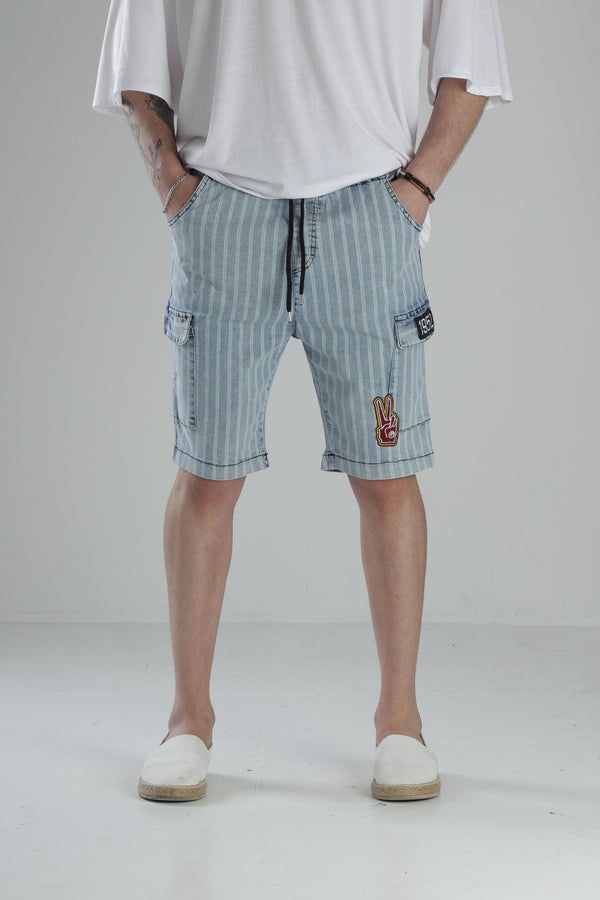 Arma Detaylı Regular Kot Şort COC2519