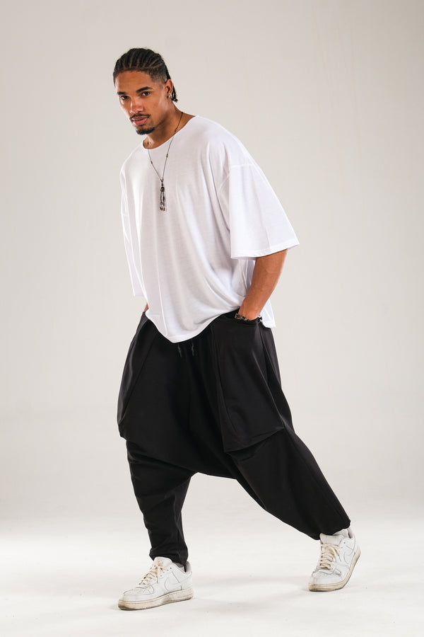 Avangard Siyah Şalvar COC1889