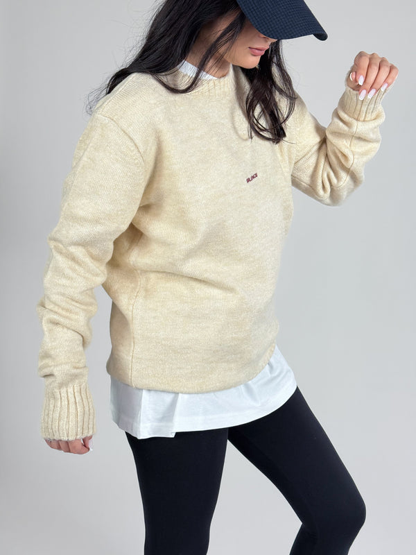 Basic Bej Kadın Sweatshirt COC1194