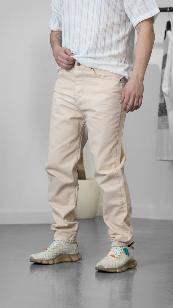 Bej Regular Kot Pantolon COC1234