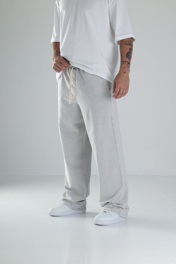 Boyalı Gri Oversize Eşofman COC1483