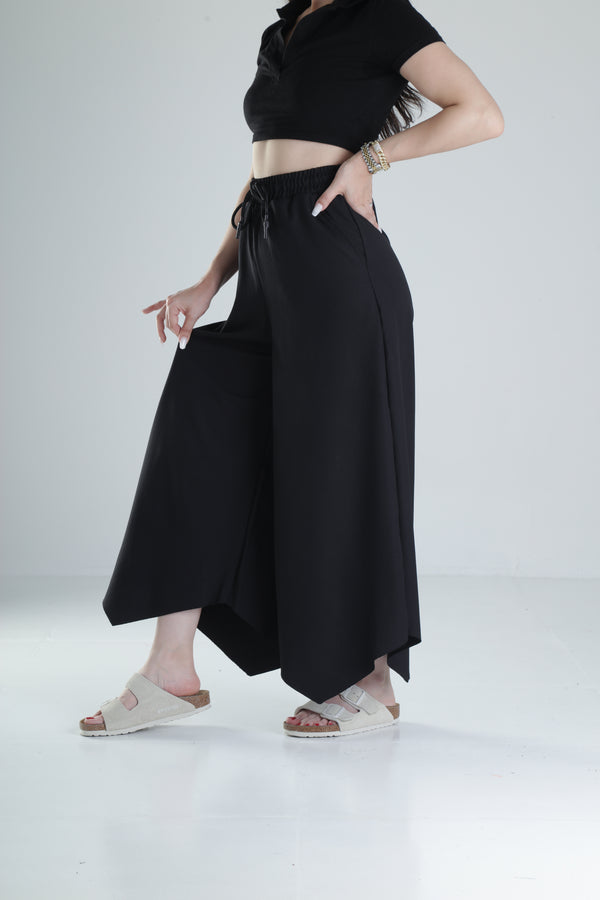 Bürümcük Kumaş Oversize Ok Paça Pantolon COC1309