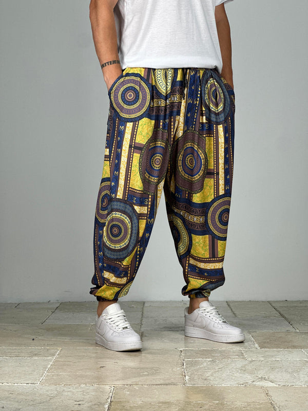 Bürümcük Kumaş Pileli Yarım Şalvar COC2486