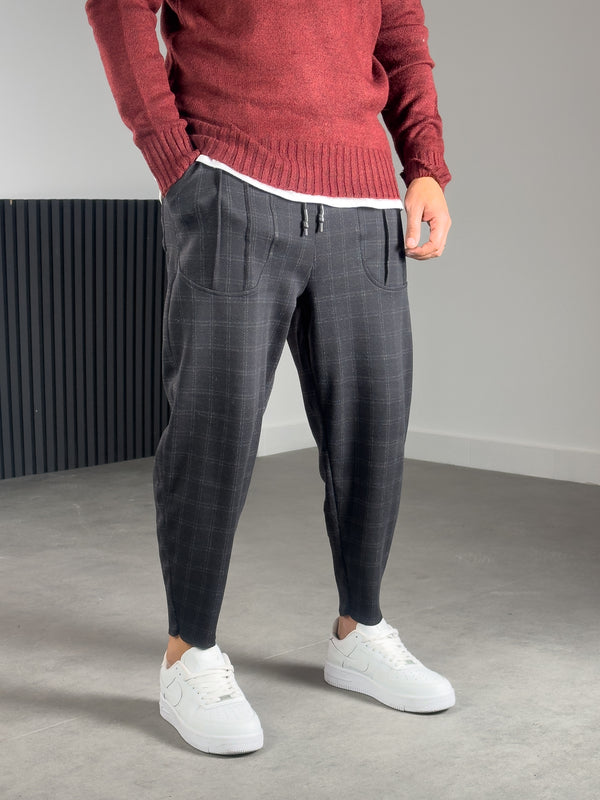 Cep Detaylı İnce Ekose Erkek Pantolon COC1198