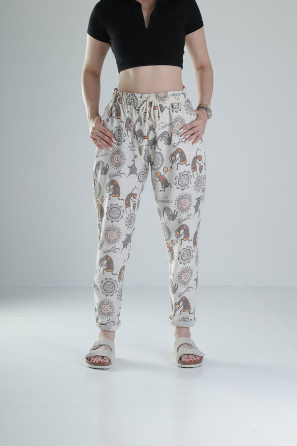 Cocopelli Desenli Baget Pantolon COC1310