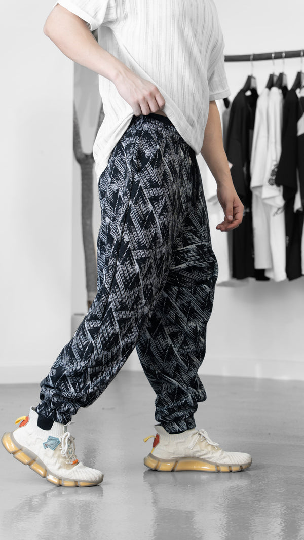 Desenli Spor Şalvar COC1215