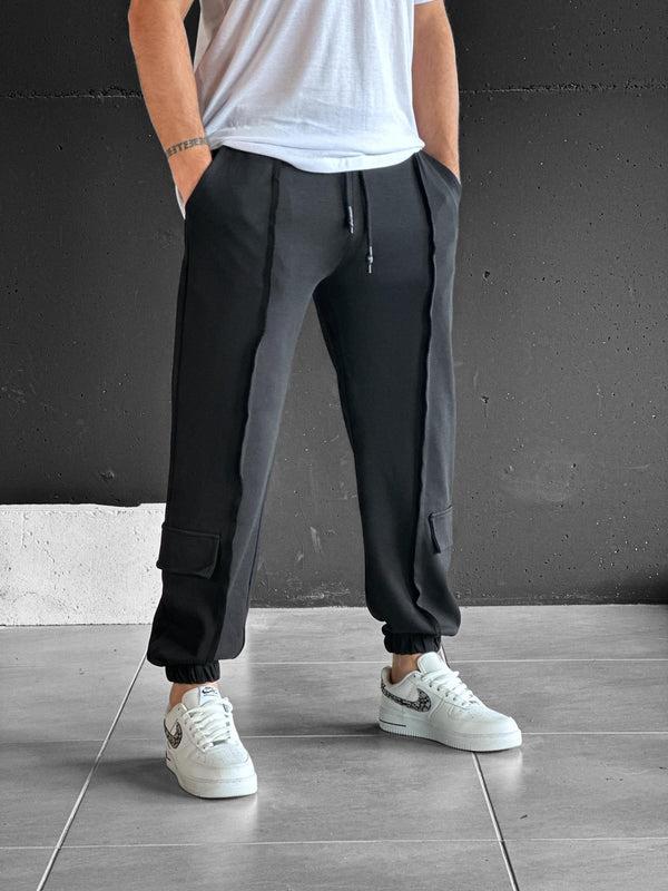 Diz Cep Detaylı Çimalı Jogger Pantolon COC2368