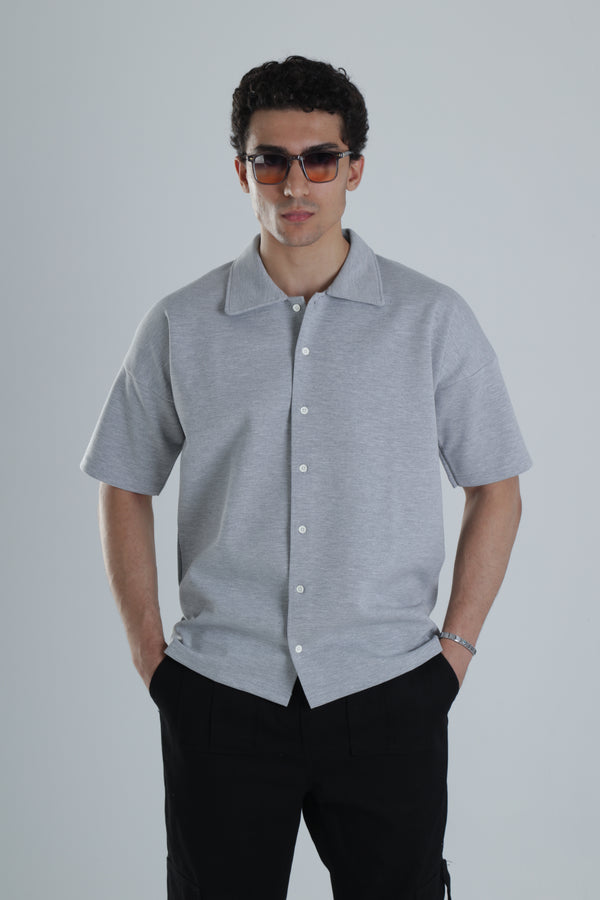 Erkek Mevsimlik Gri Gömlek COC1161