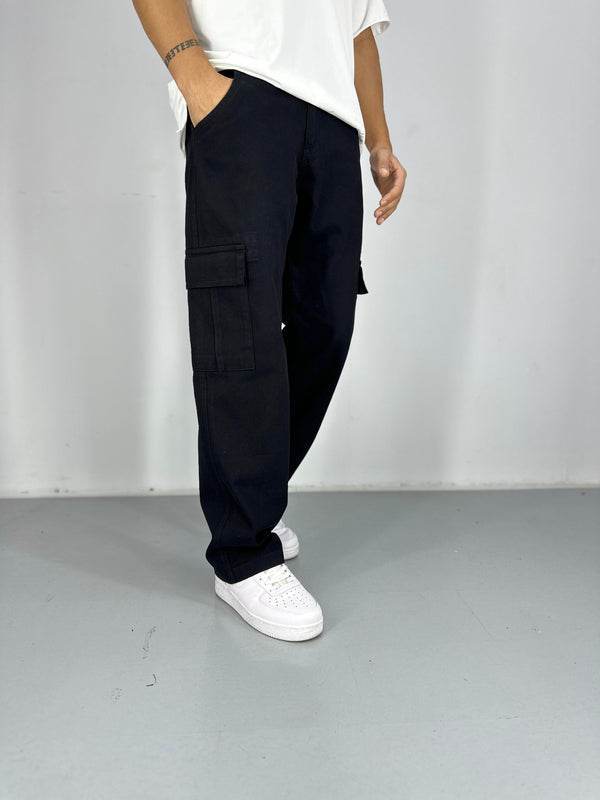 Erkek Premium Kalite Siyah Kargo Pantolon COC2208