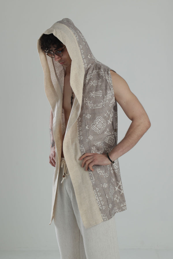 Etnik Desenli Keten Panço COC2240