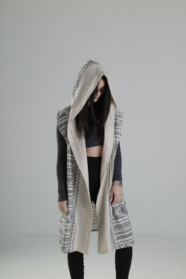 Etnik Desenli Kimono COC2242