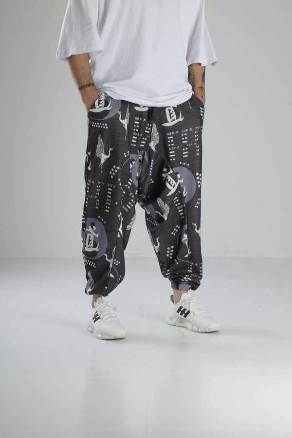 Gri Chinese Spor Şalvar COC2113