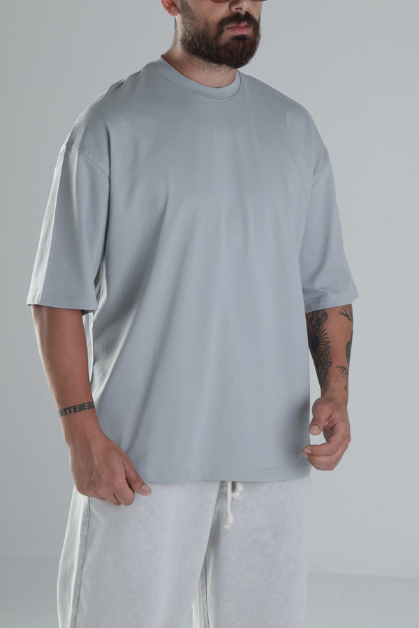 Gri Oversize T-Shirt COC1490