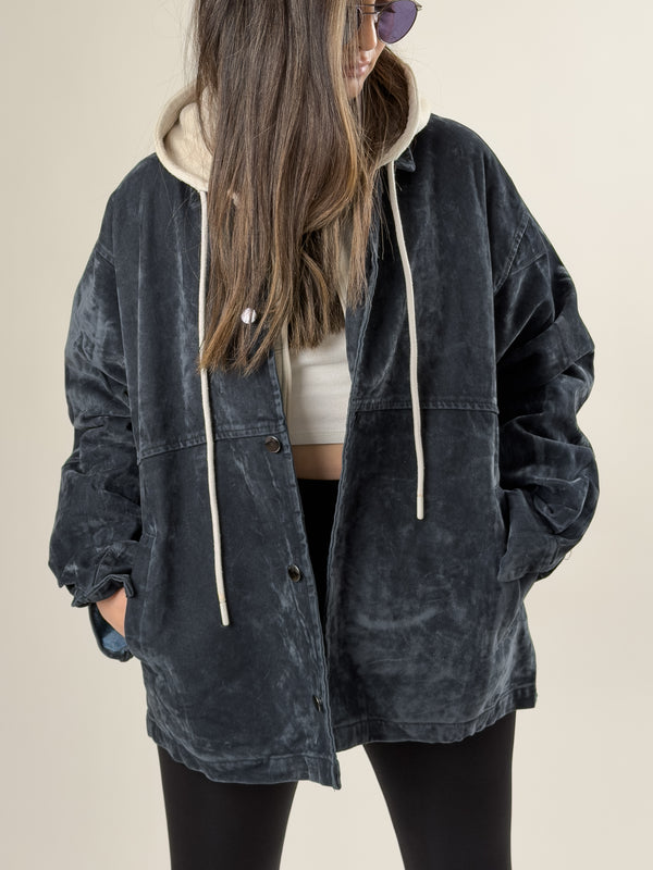 Kadın Füme Süet Ceket COC2624