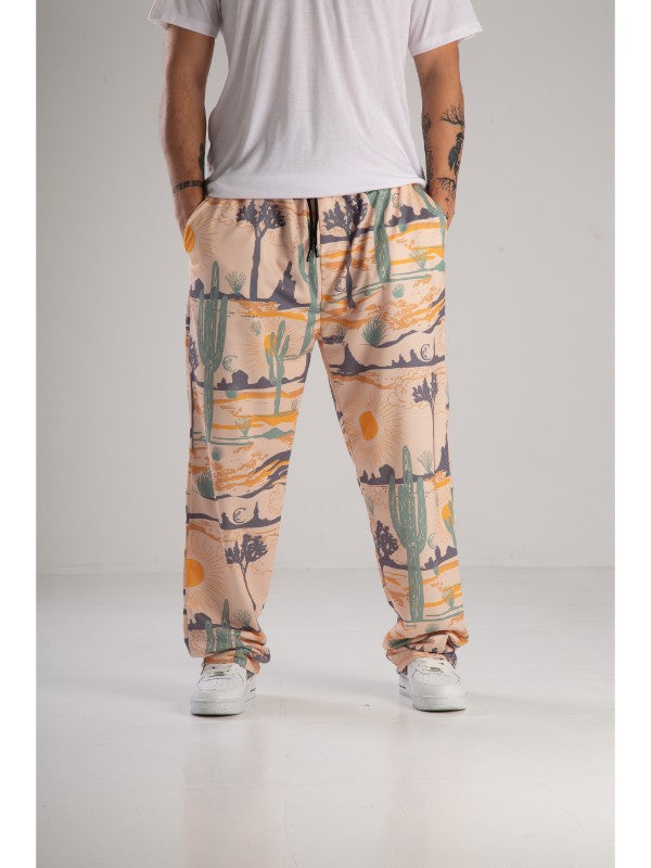 Kaktüs Desenli Baggy Pantolon COC2170