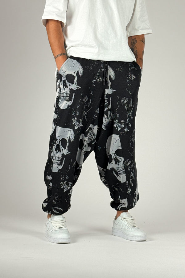 Kurukafa Desenli Erkek Spor Şalvar COC1187