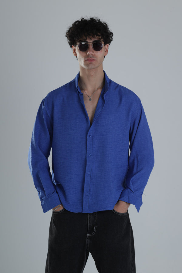 Mavi Pamuk Gömlek COC1394