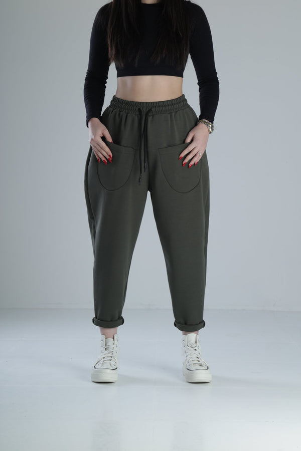 Ön Cep Detaylı Baget Pantolon COC2067