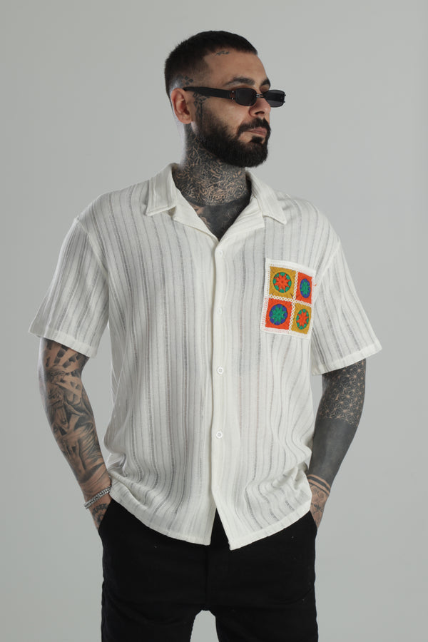 Örme Cep Detaylı Gömlek COC1450