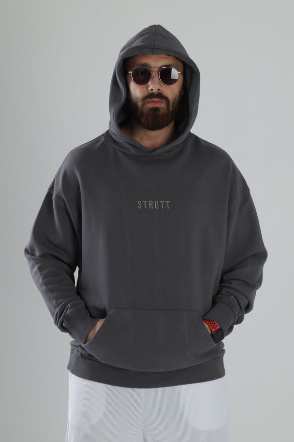 Oversize Füme Hoodie COC2065