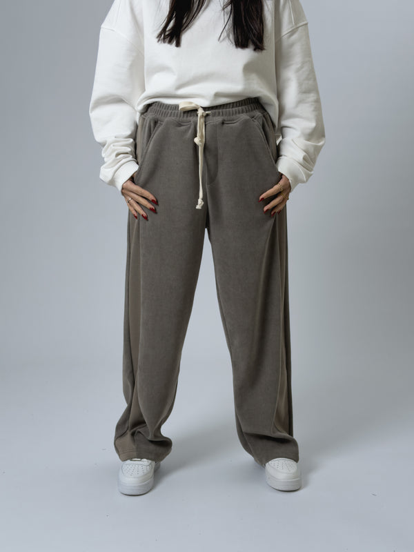 Oversize Gri Kadın Baggy Eşofman COC2532