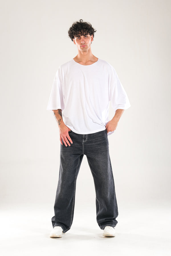 Premium Baggy Siyah Kot Pantolon COC1138