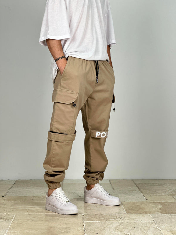 Premium Kalite Gabardin Kumaş Power Jogger Pantolon COC1914