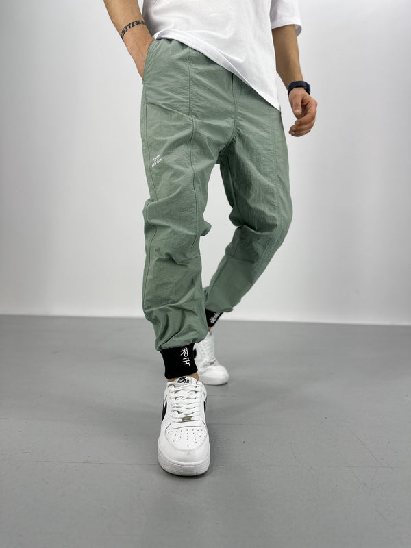 Premium Kalite Su Yeşili Paraşüt Kumaş Jogger COC1575
