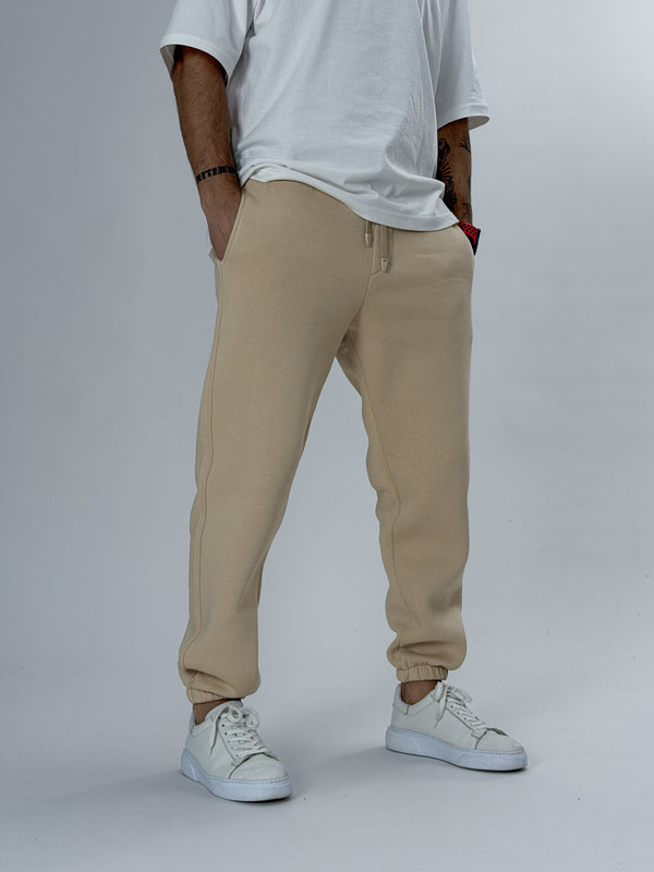 Şardonlu Bej Erkek Jogger Eşofman COC2549