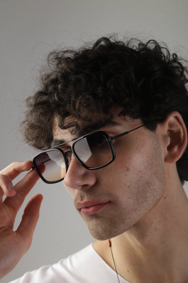 Siyah Tasarım Unisex Gözlük COC1992