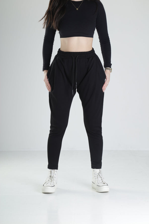 Slim Kesim Siyah Likralı Havuç Pantolon COC1997