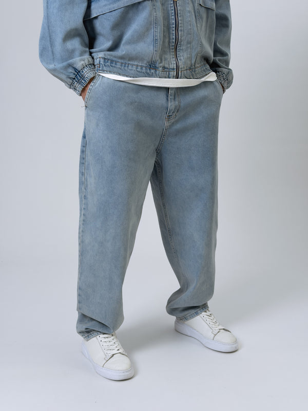 Tasarım Erkek Baggy Kot Pantolon COC2544