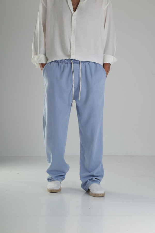 Yazlık Kot Kumaş Baggy Pantolon COC1365