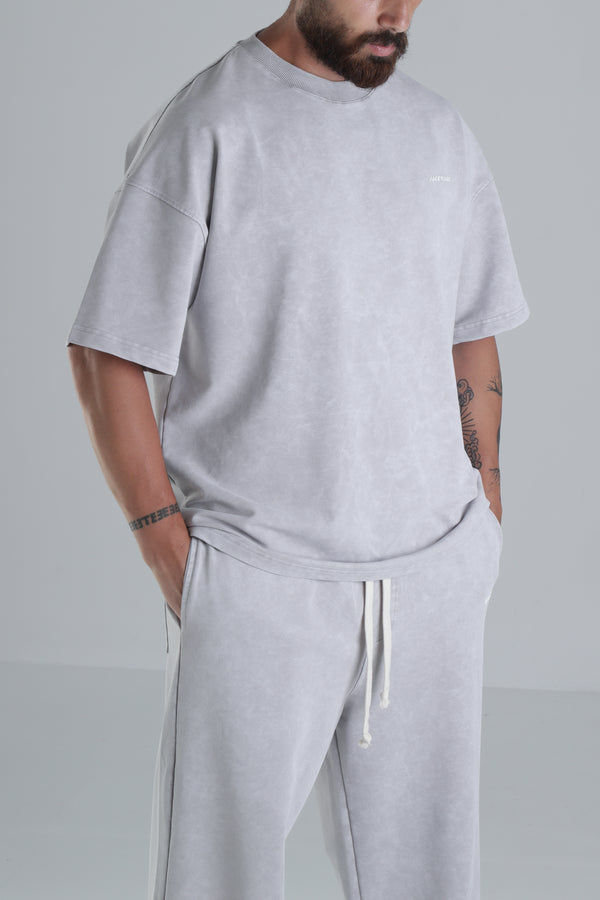 Yıkamalı Gri Oversize Takım COC1305