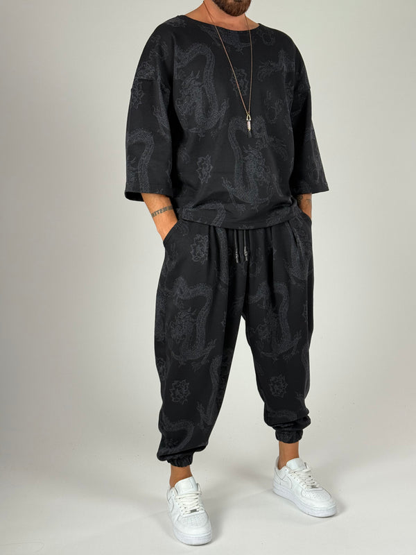 Yılan Desenli Erkek Bohem Takım COC1193